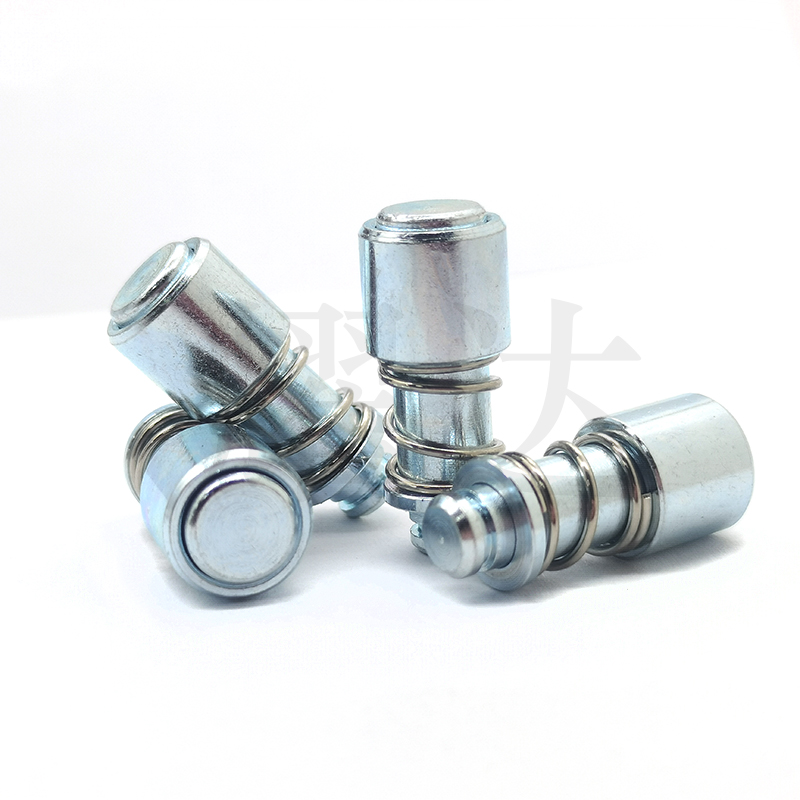 Slide rail spring positioning pin
